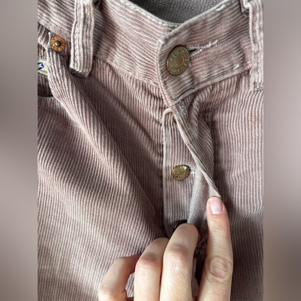 Vintage Diesel Corduroy Pants Dusty Rose Size 29 - Picture 11 of 14